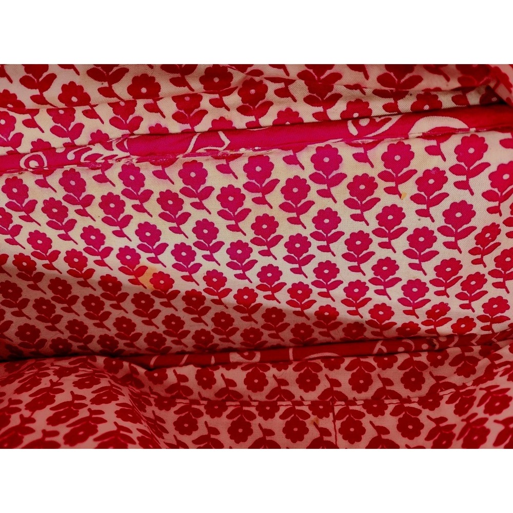 Retired Vera Bradley Twirly Birds Pink Shoulder Handbag - Picture 10 of 10